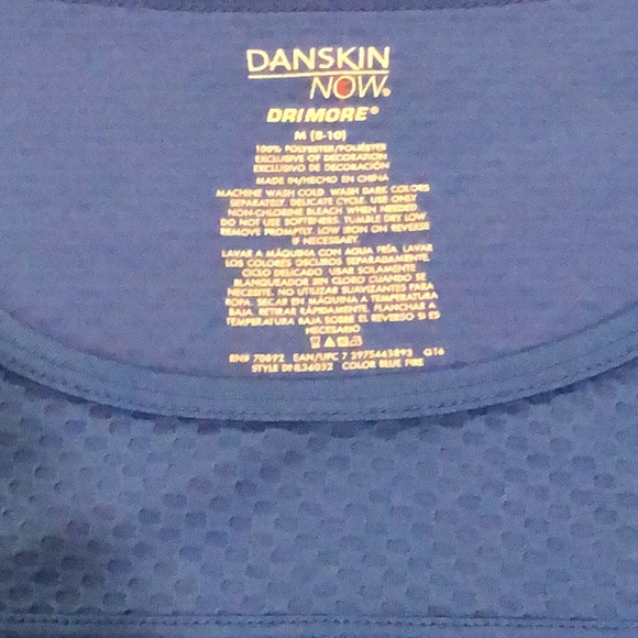 Blue women’s workout top - Picture 2 of 2